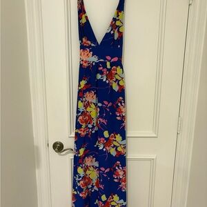 Yumi Kim Pink and Yellow Sleeveless Maxi Sundress
